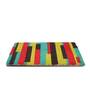 Multicolor Abstract Coir 30 x 20 Inches Anti Skid Door Mat