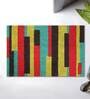 Multicolor Abstract Coir 30 x 20 Inches Anti Skid Door Mat