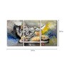 Multicolour Cotton & Canvas Lord Ganesha Printed Art Panel