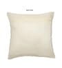 pink Cotton and Jute Solid Single Cushion Cover (1 Pc)
