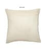 Red Cotton and Jute Solid Single Cushion Cover (1 Pc)