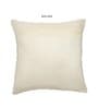 pink Cotton and Jute Solid Single Cushion Cover (1 Pc)