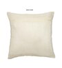 pink Cotton and Jute Solid Single Cushion Cover (1 Pc)