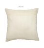 Multicolour Cotton and Jute Solid Single Cushion Cover (1 Pc)