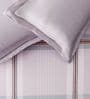 Grey Geometric 200 TC Cotton 1 Double Bedsheet with 2 Pillow Covers