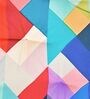 Multicolour Cotton Geometric 20x20 inches Floor Cushion