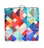 Multicolour Cotton Geometric 24x24 inches Floor Cushion