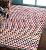 Multicolor Cotton Hand Woven 5 X 8 Feet Dhurrie