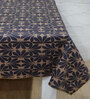Jonathan (88x59) Brown & Blue Cotton Table Cloth