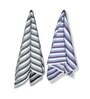 Multicolour Cotton Striped 220 GSM Bath Towels 2 Pc