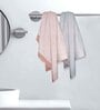 Multicolour Cotton Striped 220 GSM Bath Towels 2 Pc