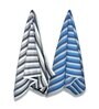 Multicolour Cotton Striped 220 GSM Bath Towels 2 Pc
