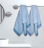 Multicolour Cotton Striped 220 GSM Bath Towels 2 Pc