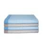 Multicolour Cotton Striped 220 GSM Bath Towels 4 Pc