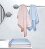 Multicolour Cotton Striped 220 GSM Bath Towels 4 Pc