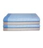 Multicolour Cotton Striped 220 GSM Bath Towels 4 Pc