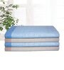 Multicolour Cotton Striped 220 GSM Bath Towels 4 Pc