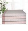 Multicolour Cotton Striped 220 GSM Bath Towels 4 Pc