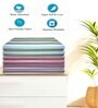 Multicolour Cotton Striped 220 GSM Bath Towels 6 Pc