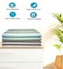 Multicolour Cotton Striped 220 GSM Bath Towels 6 Pc