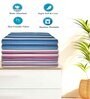 Multicolour Cotton Striped 220 GSM Bath Towels 6 Pc