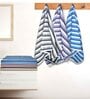 Multicolour Cotton Striped 220 GSM Bath Towels 6 Pc