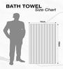 Multicolour Cotton Striped 220 GSM Bath Towels 6 Pc
