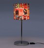Multicolour Cotton Table Lamp