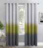 Multicolour Digital Print 7ft Regular Eyelets Door Curtain (2 Pc)