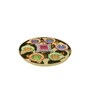Multicolour Diya Set With Thali For Decor And Pooja Set of 8
