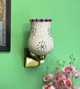 Multicolour E27 holder Metal & Glass Uplight Wall Scone
