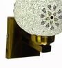 Multicolour E27 holder Metal & Glass Uplight Wall Scone