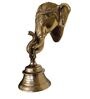 Multicolour Elephant Face Brass Wall Mask