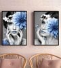 Multicolour Engineered Wood (Set of 2) Art Prints