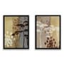 Multicolour Engineered Wood (Set of 2) Art Prints