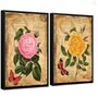 Multicolour Engineered Wood (Set of 2) Art Prints