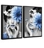 Multicolour Engineered Wood (Set of 2) Art Prints