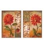 Multicolour Engineered Wood (Set of 2) Art Prints