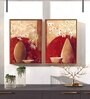 Multicolour Engineered Wood (Set of 2) Art Prints