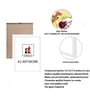 Multicolour Engineered Wood (Set of 2) Art Prints