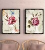 Multicolour Engineered Wood (Set of 2) Art Prints