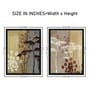 Multicolour Engineered Wood (Set of 2) Art Prints