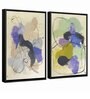 Multicolour Engineered Wood (Set of 2) Art Prints