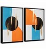Multicolour Engineered Wood (Set of 2) Art Prints