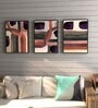 Multicolour Engineered Wood (Set of 3) Art Panels