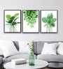 Multicolour Engineered Wood (Set of 3) Art Prints