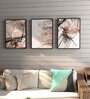 Multicolour Engineered Wood (Set of 3) Art Panels