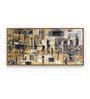 Multicolour Engineered Wood Art Print