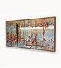 Multicolour Engineered Wood Art Print