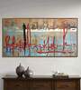 Multicolour Engineered Wood Art Print